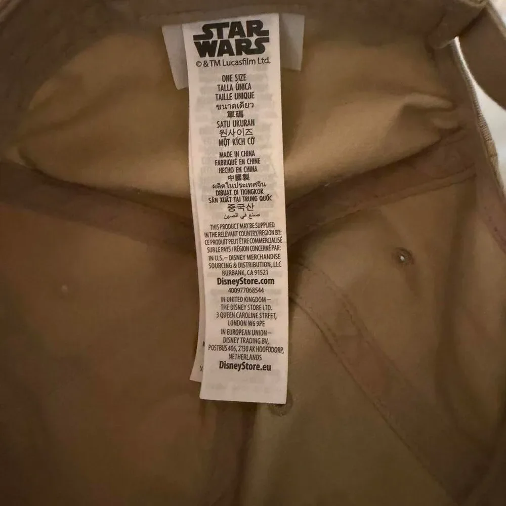 Disney Women's Tan and Cream Hat